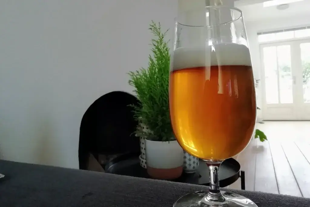 Mooi kleurtje, allemaal gebrouwen volgens het saison recept.