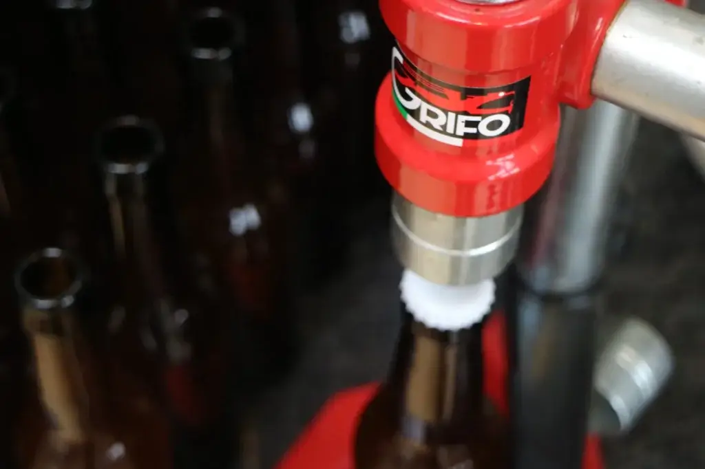 Het bottelen van bier