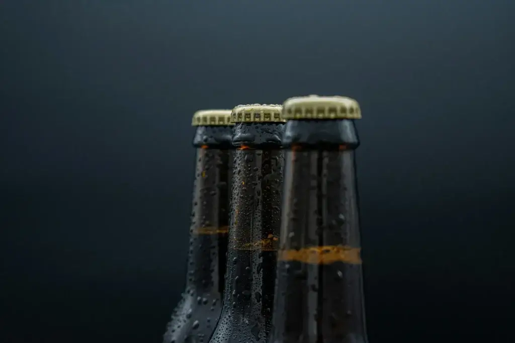 Flesjes bier van dichtbij