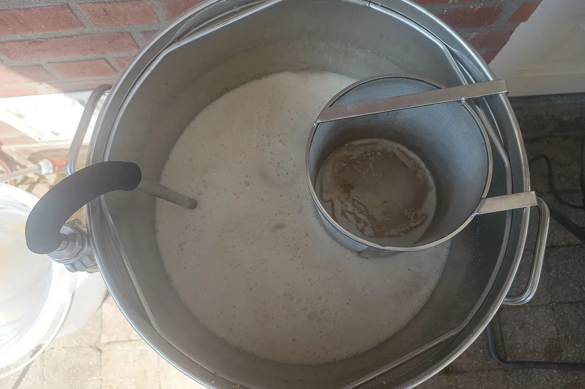 Het wort aan de kook brengen