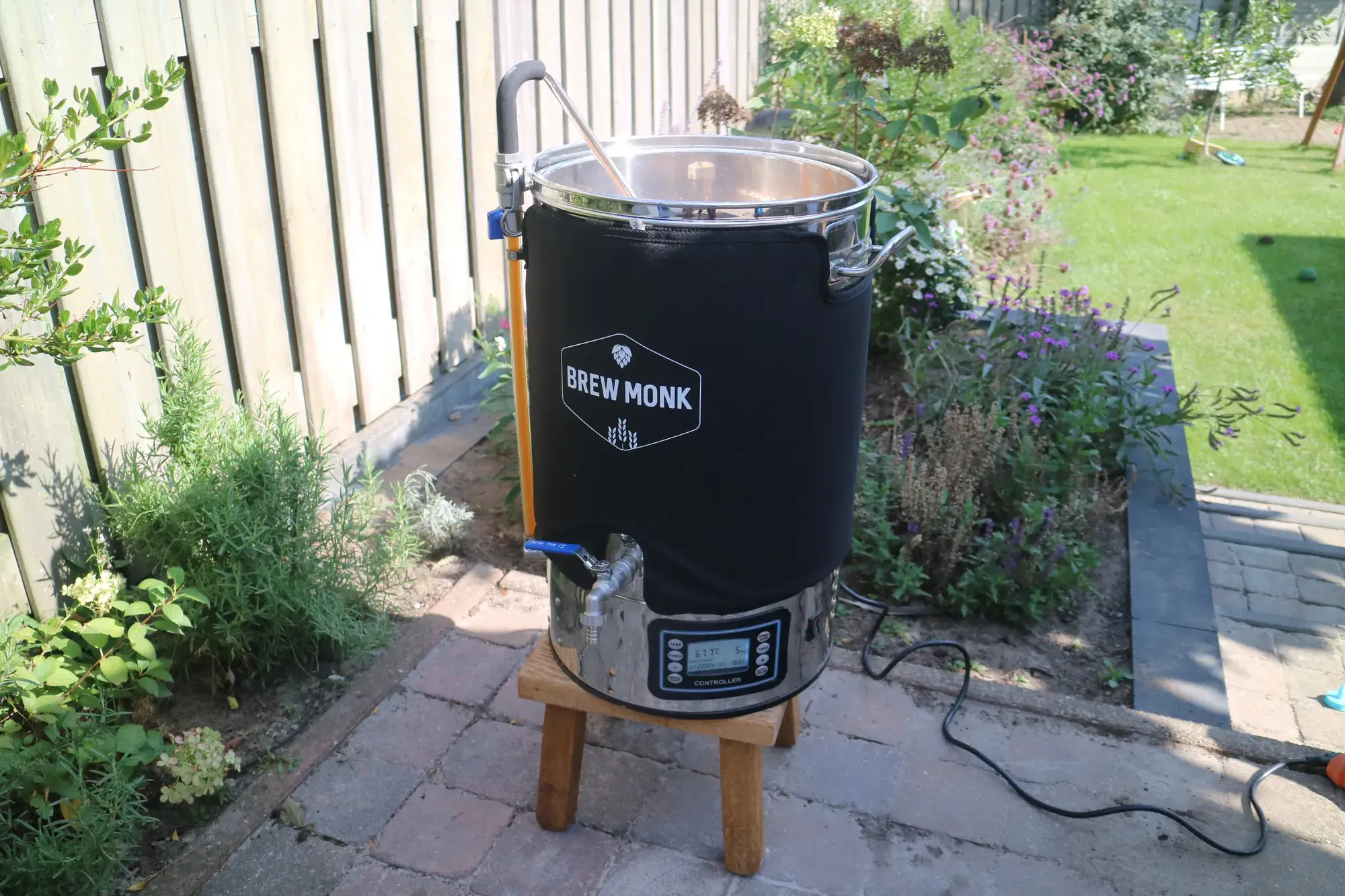 De Brew Monk is een goed voorbeeld van een all-in-one brouwketel